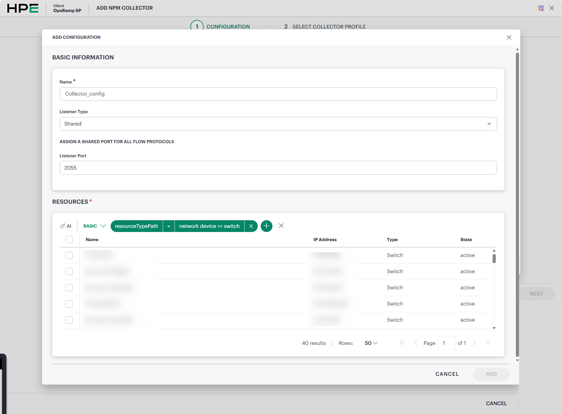 Integrations - NPM Collector configuration
